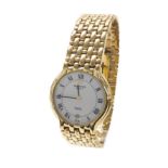 Raymond Weil Fidelio gold plated gentleman's dress bracelet watch, ref. 4802, quartz, 32mm (