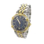 Maurice Lacroix Calypso bicolour quartz gentleman's bracelet watch, ref. 95327, serial no. 34037,