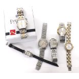 Selection of wristwatches to include Seiko, Marvin, Radley, EverSwiss (box) and Citizen Eco-Drive (