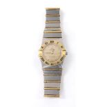 Omega Constellation bi-colour lady's bracelet watch, ref. 795.1080.1, serial no. 55045524, champagne