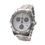 Tag Heuer 2000 Series Chronograph stainless steel gentleman's bracelet watch, ref. CK1111-0, white