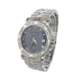 Raymond Weil Parsifal stainless steel and diamond gentleman's bracelet watch, ref. 9531, diamond set