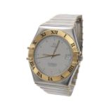 Omega Constellation chronometer gold and stainless steel gentleman's bracelet watch, ref. 36 4075,