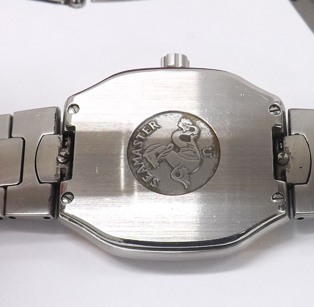 Omega Seamaster Polaris stainless steel and gold gentleman's bracelet watch, multi-function - Image 3 of 3