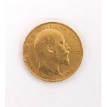 1910 full sovereign coin, 8gm