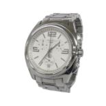 Longines Lungomarel stainless steel chronograph gentleman's bracelet watch, ref. L3.633.4, case