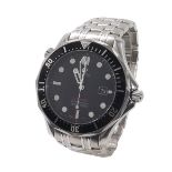 Omega Seamaster Professional stainless steel gentleman's bracelet watch, ref. 196 1507, textured