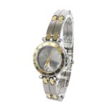 Pequignet bicolour lady's bracelet watch, ref. 1408, quartz, 24mm (3EPKT8) - Condition Report: -