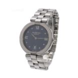 Raymond Weil Allegro stainless steel gentleman's bracelet watch, ref. 9117, blue dial, quartz,