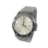 Raymond Weil Tango stainless steel gentleman's bracelet watch, ref. 5599, silvered dial, quartz,