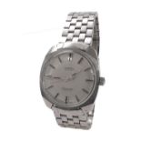 Omega Seamaster Cosmic automatic stainless steel gentleman's bracelet watch, silvered dial with