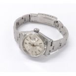 Rolex Oyster Perpetual Datejust stainless steel lady's bracelet watch, ref. 79160, circa 2002,