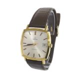 Omega Geneve gold plated and stainless steel gentleman's wristwatch, ref. 132.0052, circa 1972,