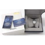 Longines Golden Wing lady's bracelet watch, ref. L3.106 4, white dial, quartz, 27mm (C55F78) *