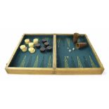 Large backgammon/chess box