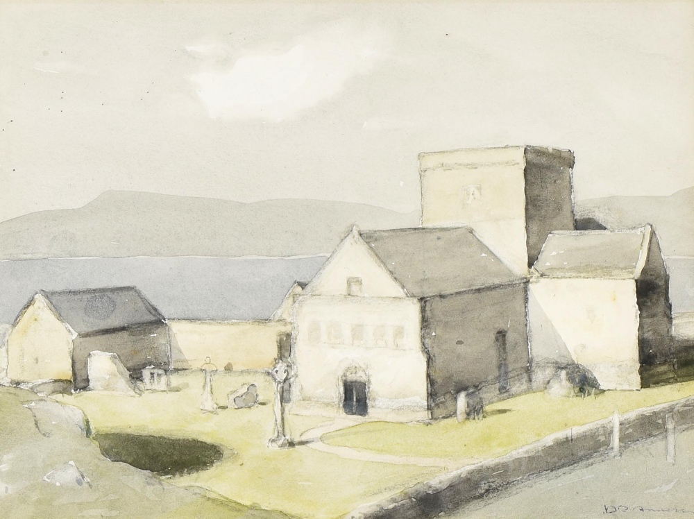 David R Anderson (1884-1976) - 'Iona', signed, also inscribed verso and dated 1930, watercolour