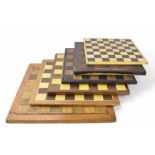 Six various chess boards (6)