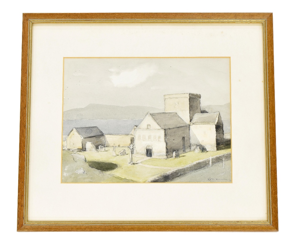 David R Anderson (1884-1976) - 'Iona', signed, also inscribed verso and dated 1930, watercolour - Image 2 of 4