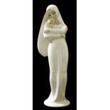 Lenci figure modelled as The Madonna and Child, signed and bearing the factory label, 16" high
