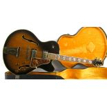 Aria Pro II FA-70 electric archtop guitar; Finish: antique sunburst with light surface marks;