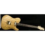 Good quality custom build Tele style electric guitar, comprising a guitarbuild.co.uk scallop edge