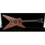 Dean MLX electric guitar, made in China; Finish: natural with some dinks to the back and edges;