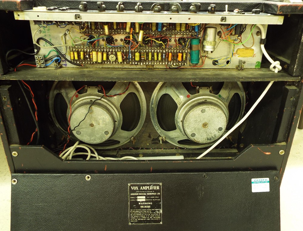 1965/66 Vox AC30/6TB guitar amplifier, made in England, ser. no. 5110, recently serviced - Image 3 of 4