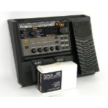 Roland GK-Kit-GT3 midi pickup, boxed; together with a Roland GR-20 guitar synthesizer pedal (2)