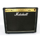 1990 Marshall model 5213 Mos-Fet 100 Reverb Twin guitar amplifier, ser. no. Y16861, fault to channel