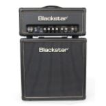 Blackstar Amplification HT5 guitar amplifier head; together with a HT-110 1 x 10 speaker cabinet (