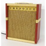Selmer Truvoice TV8 guitar amplifier, made in England, circa 1960, red / cream tolex, ser no 8/873