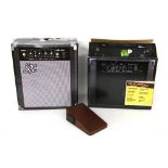 Peavey Audition amplifier, boxed; together with an SX amplifier, boxed and an SX stompbox, boxed (