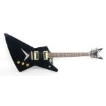 Dean Z79 electric guitar, made in Korea, ser. no. US09xxxx72; Finish: black with various untidy