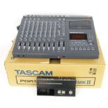 Tascam Portastudio 488 mark II, boxed with manual; together with a Tascam MTS-30, boxed with