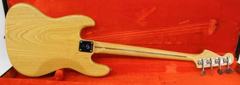 1974/75 Fender Jazz Bass guitar, made in USA, ser. no. 6xxxx5; Finish: natural in remarkably clean - Image 2 of 3