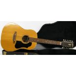 Hofner 5156 Western twelve string acoustic guitar, made in Germany, no. 781; Back and sides: