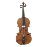 German Stradivari copy violin circa 1930, 14 1/16", 35.70cm