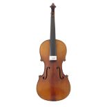 German three-quarter size violin of The Neuner School circa 1890, 13 1/4", 33.70cm