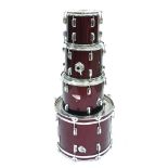 *Four piece 'Percussion Plus Century' drum kit; also a quantity of drum kit parts including drum