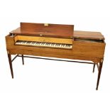 Square piano by Robert & William Gray, London, circa 1795, the 6 1/2 octave keyboard before a