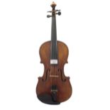 Violin circa 1880, possibly French, 14", 35.60cm