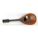 Neapolitan bowl back mandolin labelled Barnes & Mullins... (restorations)