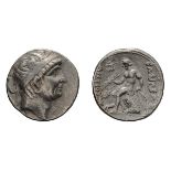 Seleucid, Antiochus I, 281-261 BC. Tetradrachm, 16.91g (4h). , 281-261 BC, Ecbatana. Obv: Diademed