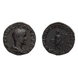 Maximus as Caesar, Son of Maximinus I. 235-238 AD. Sestertius, 17.03g (12h). Rome, c. 236-8 AD. Obv: