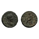 Trajan Decius. 249-251 AD. AE 18, 4.42g (11h). Pamphylia, Aspendos, . Obv: AV - K Γ M KV T - PA ΔEKI
