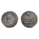 Mark Antony and Octavia. Cistophoric Tetradrachm, 12.07g (11h). 39 BC. Obv: M ANTONIVS IMP COS DESIG