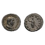 Balbinus. 238 AD. Denarius, 3.23g (7h). Rome. Obv: IMP C D CAEL BALBINVS AVG Bust laureate,