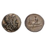 Macedonian Kingdom. Antigonus Doson. 229-221 BC. Tetradrachm, 17.11g (1h). Obv: Bearded head of