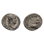 Hadrian. 117-138 AD. Denarius, 3.36g (7h). Rome, c. 132 AD. Obv: HADRIANVS - AVG COS III P P Head