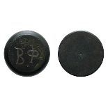 Byzantine Round Commercial Bronze Weight. AE 4-Ounces (Triens) or 24-Nomismata, 105.00, 6th-7th